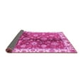 thumbnail image 2 of Ahgly Company Indoor Square Oriental Pink Traditional Area Rugs, 7' Square, 2 of 4