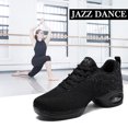 thumbnail image 3 of CERYTHRINA Women’s Jazz Shoes Lace up Zumba Platform Lightweight Split&nbsp;Sole&nbsp;Dance&nbsp;Sneakers Black 35, 3 of 8