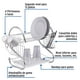 thumbnail image 2 of Escurridor de acero cromado ETR-2 Truper, 2 of 4