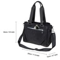 thumbnail image 2 of Bolso de mano para mujer: bolso de hombro elegante y funcional y bandolera(2515-NEGRO), 2 of 4