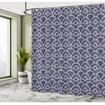 thumbnail image 4 of Ambesonne Japanese Art Shower Curtain, Fish Scale Lines Motif, 69"Wx75"L, Lavender Blue, 4 of 4
