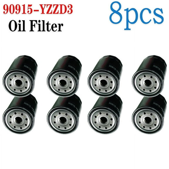 REPLACE FOR LEXUS AND TOYOTA OIL FILTER 90915-YZZD3 8PCS