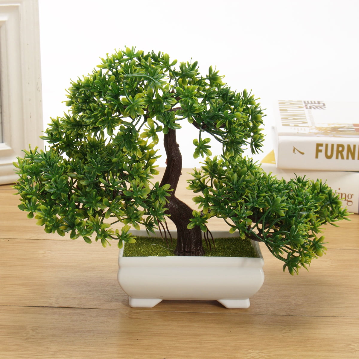 Meigar Artificial Bonsai Tree With Pot And Plant Decoration For Home Office Desk Decor