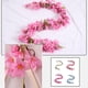 thumbnail image 2 of Yuarrent Flores artificiales de Sakura, guirnalda de vid, decoración de pasillo de Hotel, decoración de seda para balcón, jardín, fiesta, Kits de decoración para fiestas Blanco, 2 of 6