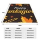 thumbnail image 3 of Balery Happy Thanksgiving 1 Manta de Felpa Suave y Acogedora – Cobija de Franela Aterciopelada para Cama, Lavable y Cálida para Sofá, Mascotas, Transpirable-40"x30", 3 of 7