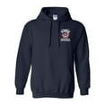 thumbnail image 2 of I Proudly Stand For The Flag Kneel For The Cross Front Back DT Sweatshirt Hoodie, 2 of 4