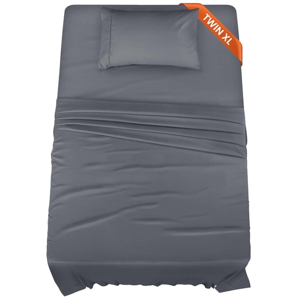 Juego de sábanas Utopia Bedding Twin XL de 3 piezas de microfibra cepillada