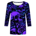 thumbnail image 5 of Neewe Womens Oversized T Shirts Halloween Tops Casual Loose Fit Long Sleeve 2025, 5 of 5