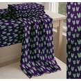thumbnail image 6 of Soimoi Purple Cotton Poplin Fabric Banana Leaves Print Fabric by the Yard 42 Inch Wide, 6 of 7