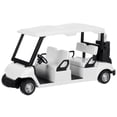 thumbnail image 3 of CIMAXIC Mini Voiturette de Golf Moulée sous Pression pour Fête : Jouet d'Action à Rétrofriction - Modèle de Voiturette de Golf de Collection pour Enfants et Adultes - Véhicules à Rétrofriction Fournitures de Fête,6.3"X3.15"X2.17 Pouces, 3 of 4