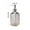🔥 Clear_Hot#9118, variant on Glass Liquid Soap Dispenser | Wave Pattern Colored Glass | Press Pump Bottle for Shampoo, Shower Gel, Hand Soap | 350ml | 7 Colors | Household Bathroom Kitchen Decor