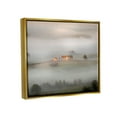 thumbnail image 5 of Stupell Industries Lone Misty Cottage Rural Fields Thick Fog Photograph Metallic Gold Floating Framed Canvas Print Wall Art, Design by James Dobson, 5 of 5