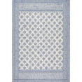 thumbnail image 3 of nuLOOM Rana Border Indoor/Outdoor Area Rug, 6' x 9', Blue, 3 of 9