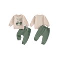 thumbnail image 3 of Elippeo Baby Boy Fall Outfits Long Sleeve Tractor Graphic Tops + Pants Set Toddler Warm Clothes 6 12 18 24 Months 3 4 5 Years, 3 of 10