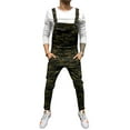 thumbnail image 1 of JDinms Men's Denim Bib Overalls Slim Fit Jumpsuit with Pocket, 1 of 4