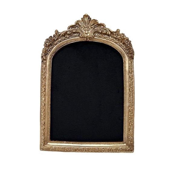 Misright Vintage Jewelry Display Frame Antique Flannel Lined Earring Necklace Holder Stand