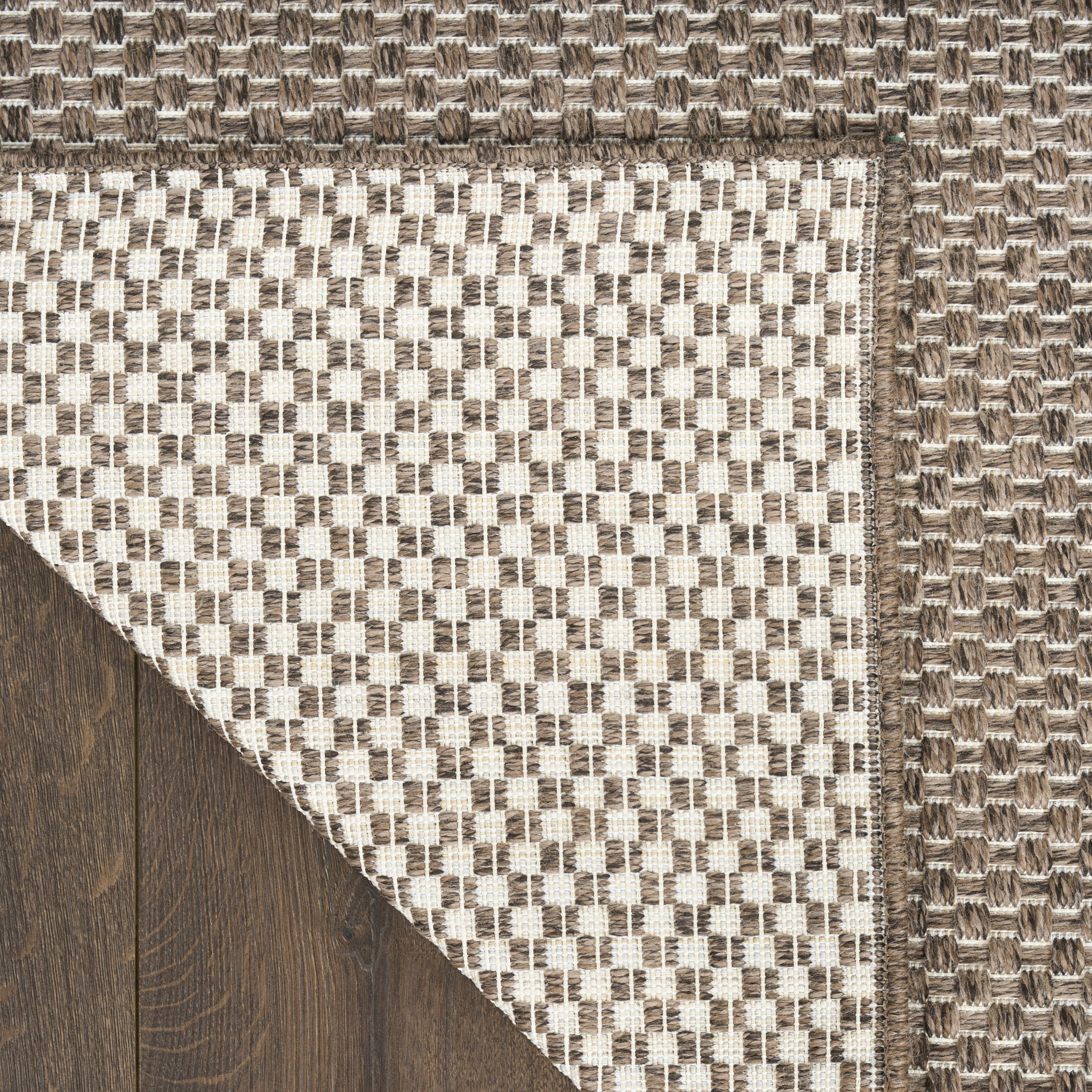Nourison Tulum 6' x 9' Brown Outdoor Rug