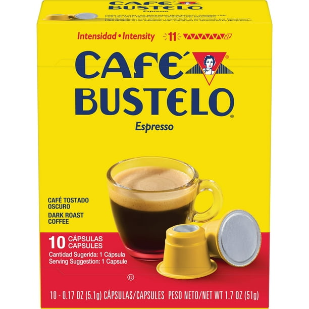 Café Bustelo Espresso Capsules, 10 Count