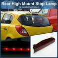 thumbnail image 3 of Luces LED de freno de tercera posición únicas para Opel para Vauxhall Corsa D S07 2006-2014, carcasa roja de plástico impermeable, 3 of 7