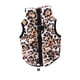 thumbnail image 3 of Billuyoard Abrigo con arnés para perros, opción práctica y moderna para cachorros, ropa acolchada de invierno para perros pequeños y gatos Ropa para mascotas Estampado de leopardo METRO, 3 of 6