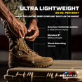 thumbnail image 4 of Botas de combate Belleville Flyweight C320 para hombre 11.5R Marrón, 4 of 8