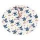 thumbnail image 1 of Falda para árbol de Navidad con puntada, suave y divertida, decoración navideña de granja con cuello para árbol de Navidad de 30", 1 of 4