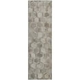 thumbnail image 2 of Addison Rugs Mayfield Washable Cowhide Double Octagons Gray Runner Rug, 2'3" x 7'6", 2 of 5