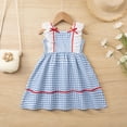 thumbnail image 2 of Leey-World Baby and Girls Smocked Easter Bunny Bishop Dress(Blue,2-3 Years), 2 of 9