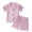 Purple, variant on Xmyrz Pajama Sets Girl 2Pc Home Wear Thin Turn Down Collar Button Down Dot Polka Pj Set Sleepwear Outfit
