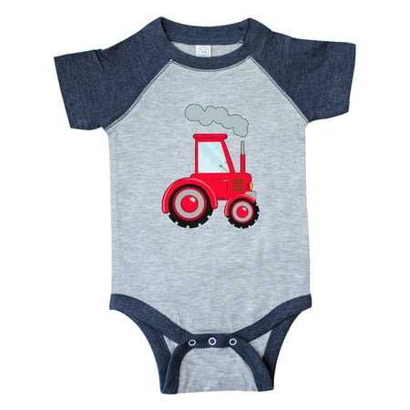

Inktastic Fun Red Tractor Gift Baby Boy or Baby Girl Bodysuit