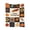 Black, variant on Thanksgiving Flannel Throw Blanket, 39.3x27.5in Soft Warm Plush Cover for Sofa Bed Camping