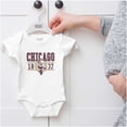 thumbnail image 5 of PACMAN Arcade Game Chicago Varsity Romper Boys or Girls Infant Baby Brisco Brands NB, 5 of 6