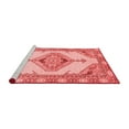 thumbnail image 2 of Ahgly Company Machine Washable Indoor Rectangle Abstract Red Modern Area Rugs, 8' x 12', 2 of 4