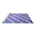 thumbnail image 2 of Ahgly Company Machine Washable Indoor Rectangle Abstract Blue Contemporary Area Rugs, 8' x 12', 2 of 4