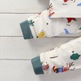 thumbnail image 5 of NOLDARES Toddler Baby Boy Outfits Clothing Set 2pcs Long Sleeve Graphic Print T Shirt and Joggers Pants Fall Winter Clothes Casual(Dark Green,6-12 M), 5 of 6