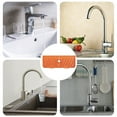 thumbnail image 4 of Latrodar Sink Faucet Mat Sink Splashing Guard Draining Pad Faucet Water Catcher Mat For Kitchen & Bathroom Orange Decorative 5.6x0.6 Inch, 4 of 5
