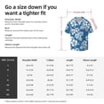 thumbnail image 6 of Uemuo Leaves And Flowers Pattern Cotton Linen Short Sleeve Shirts,Casual Lightweight Button Down Shirts,Vacation Beach Summer Tops-4X-Large, 6 of 7