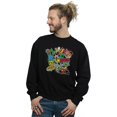 thumbnail image 2 of DC Comics Mens Teen Titans Go Robin Montage Sweatshirt, 2 of 3