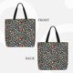 thumbnail image 2 of Fotbe Alphabet Bolsa Tote con Estampado para Mujer, Bolsos con Cremallera, Bolsa de Hombro Casual de Gran Capacidad con Bolsillos Internos, 2 of 7