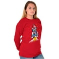thumbnail image 4 of Official Icee Logo Rocket Unisex Plus Size Long Sleeve Tee Shirt Brisco Brands 2X, 4 of 5
