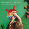 thumbnail image 3 of Bonito bolso de hombro con burbujas de arcoíris, monedero de silicona, juguete sensorial para autismo (A) Tmvgtek Para estrenar, 3 of 9