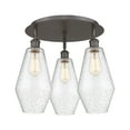 thumbnail image 2 of Innovations Lighting  Cindyrella - 3 Light 19" Flush Mount Oil Rubbed Bronze/Seedy, 2 of 5