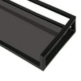 thumbnail image 6 of Kate And Laurel Metal Floating Shelf, 24 In x 8 In, Black, 6 of 6