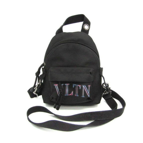 Pre-Owned Valentino Garavani VLTN Backpack-style Shoulder Pouch Men,Women Nylon Pouch,Shoulder...