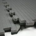 thumbnail image 5 of FlooringInc 7/8" Thick Tatami Excersise, Yoga, Fintness & MMA Mats, 8 Tiles, 3'x3', 72 sqft, Black/Gray, 5 of 6