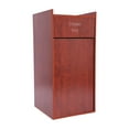thumbnail image 3 of Commercial Trash Can, Trash Can Cabinet Freestanding For Offices, Restaurants, Cafeterias, And Food Courts Modern Brown Trash Can, 3 of 28