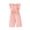Pink, variant on Toddler Kids Baby Girl Ruffle Sleeveless Jumpsuit Romper Wide Leg Trousers Overalls Summer One-Piece Outfits
