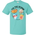 thumbnail image 3 of Inktastic 'tis the Season Baseball and Snacks T-Shirt, 3 of 5