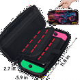 thumbnail image 3 of Herdesigns Monster Truck Carry Case Compatible with Nintendo Switch 2, with 20 Game Card Slots, Cartoon Cars Portable Travel Carrying Case Pouch for Accessories & Games, 3 of 8
