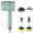 Green, variant on Electric Spin Scrubber, Electric Grill Brush, Cordless Electric DishGun Cleaning Brush, with 6 Replaceable Brush Heads Power Scrubber, for Grill Bathroom Floor Window Kitchen Sink Dish Pot